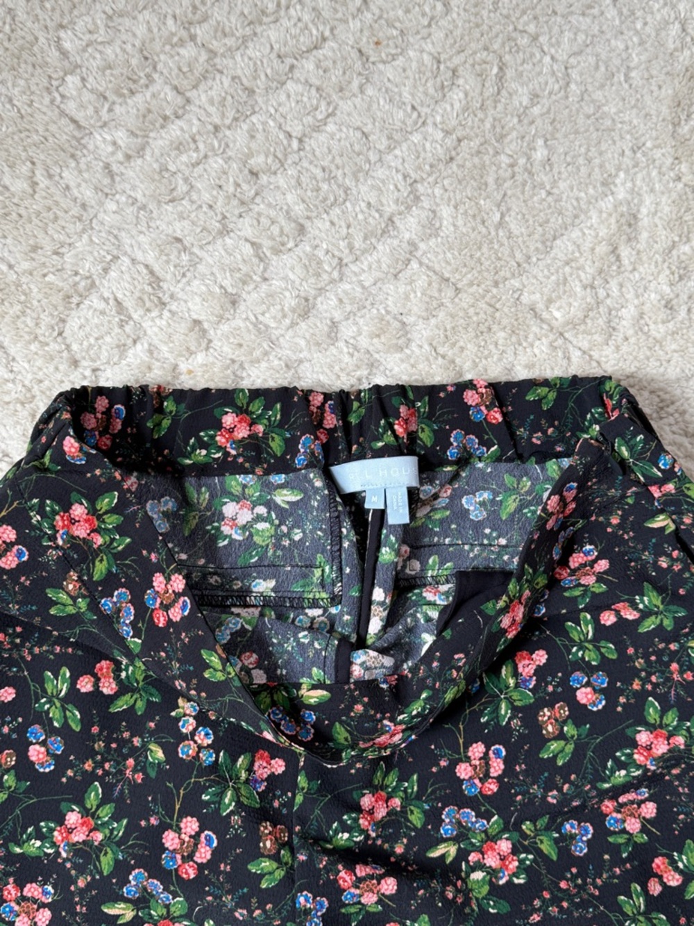 Hill House Home Matching Floral Print Pant Set, Navy, Medium - Picture 4 of 9